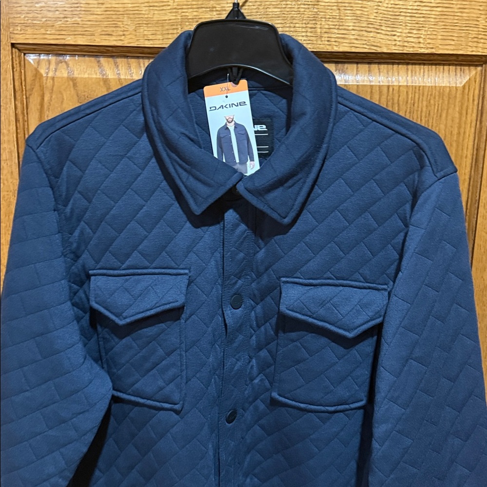 Dakine Quilted Utility lightweight shirt jacket  in Navy